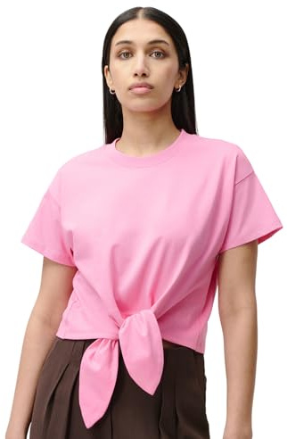 LeGer Tessy T-Shirt - Kurzarm Tshirt Damen mit Knotendetail - lockere Passform - Oberteil aus Baumwolle - Mode für Damen - by Lena Gercke - Gr. 34-44