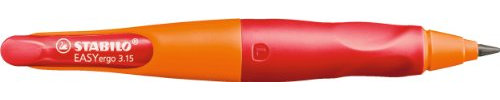 Ergonomischer Druck-Bleistift für Linkshänder - STABILO EASYergo 3.15 in orange - Härtegrad HB & Spitzer