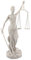 New! 12 White Lady of Justice Statue Justitia Attorney Gift by Desktopstatue