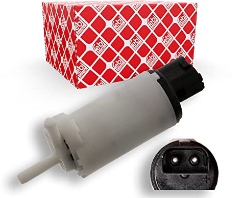 febi bilstein 14805 Waschwasserpumpe für Scheibenreinigungsanlage, 1 Stück | Kompatibel mit: VOLVO 850, 850 Kombi, V70 I, XC70 I Cross Country