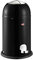 Wesco 180 312 Kickmaster Junior Abfallsammler 12 Liter schwarz 30 x 30 x 51cm (L/B/H), Edelstahl