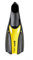 Mares Manta Vollfußflosse Schnorchelflosse (Yellow, 38/39)