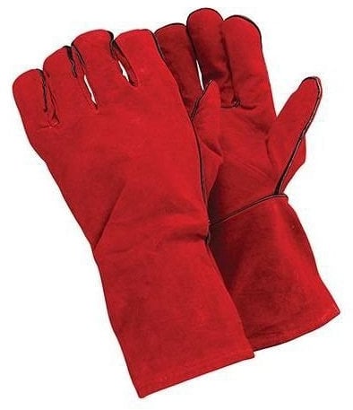 WELDERS GAUNTLETS PALM THICKNESS 1.2 MM GLOVES 330 MM SAFETY DIY WELDING P340