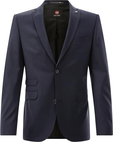 Club of Gents Herren Amf-cliff Anzugjacke, Blau (Blau 62), 106 EU