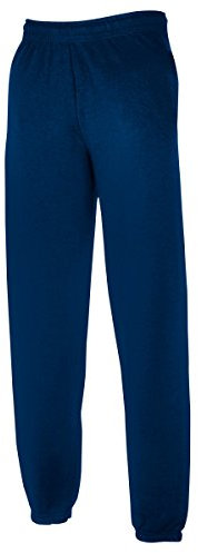 Fruit of the Loom Pantalon de Sport Jogging pour Homme, Bleu Marine, M