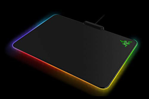 Razer Firefly Soft - Soft Gaming Mouse Pad (RGB Chroma Lighting, Solid Structure, Mouse Pad for Professional Gamers, Non-Slip Rubber Base) Black