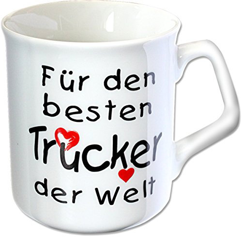 HSK Tasse mit Aufdruck - für den besten Trucker der Welt - 57285