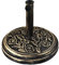 spot on dealz® Garden Parasol Base Umbrella Bases Heavy Duty Parasol Weights with Stand 8.5kg Cast Iron With Floral Rose Design Garden Outdoor Stands
