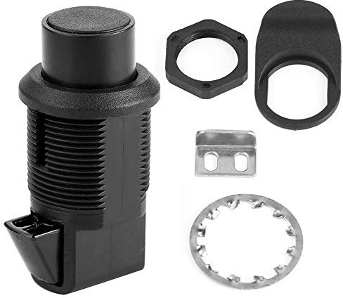 VOBOR Loquet Porte,Verrou Porte Interieure Southco 93-304 Bouton - Poussoir Serrure de Service Verrou Porte de Garage Bouton pour la Boîte à Gants de Porte du Navire