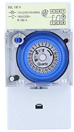 Temporizador Analógico Mecánico, Analógico, Temporizador Mecánico Manual/Temporizador Automático, Interruptor Horario Para Aplicaciones En Carretera, Tiempo de Encendido