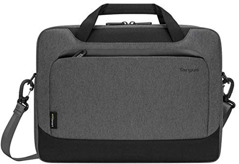 Targus Cypress Slimcase with EcoSmart Designed for Business Traveler and School fit up to 15.6-Inch Laptop/Notebook, Light Gray (TBS92602GL)