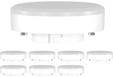 ledscom.de 8 Stück GX53 LED Leuchtmittel, weiß (4100 K), 10,9 W, 1212lm, 115°, matt