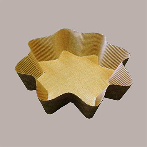Lucgel Backform für Einweg-Backpapier in Sternform, 500 g, Dm235H60 mm
