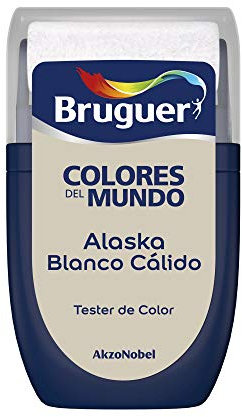Bruguer Tester Colores del Mundo Pintura para paredes monocapa Alaska Blanco Cálido