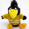 Kuscheltier Rabe Karl 16,5cm - inklusive-T-Shirt und kostenloser Personalisierung (Stick oder Druck)