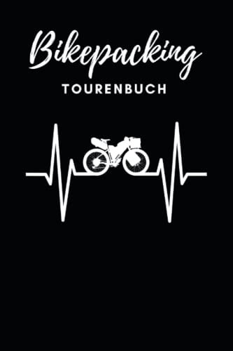 Bikepacking Tourenbuch: Fahrradtouren Logbuch zum selber Ausfüllen - Ideal für Bikepacker, Radsportler und Fahrrad Fans - Radtour Notizbuch Tagebuch Im praktischen A5 Taschenformat