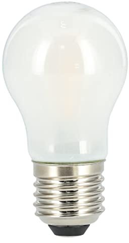 Xavax LED-Filament E27, 470lm ersetzt 40W, Tropfenlampe, matt, warmweiß