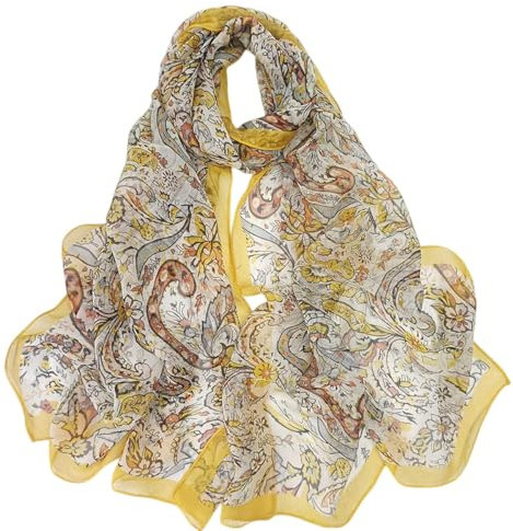 FAIRYGATE Halstuch Schal Damen Schals & Tücher für Damen Stola Festlich Groß Abendpartys Chiffon Festliche Langschal für Abendkleid oder Brautkleid Stola Damen Festlich 62019