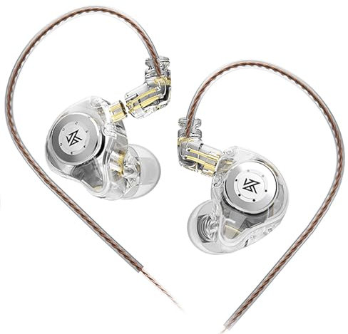 keephifi KZ EDX PRO In Ear Monitor KZ Cuffie in Ear Con Filo Auricolari con filo, kz cuffie con filo 1DD Circuito Magnetico Driver da 10 mm, Auricolare KZ Con Cavo Staccabile 2 pin
