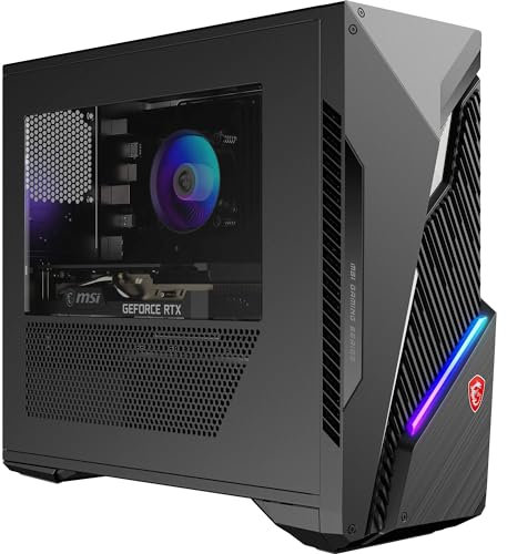 MSI MAG Infinite S3 13NUD-1017FR PC Gaming - Processeur Intel Core i7-13700F, RTX 4060 Ti, 16Go RAM DDR5, 1To SSD PCIe 3.0 NVMe, Bloc d'Alimentation 80 PLUS Bronze, Wi-Fi 6E - Windows 11 Famille