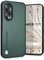 jonlineuk For Honor 70 Case Shockproof Rugged Bumper Cover Leather Matte Case Compatible with Honor 70 (Green)