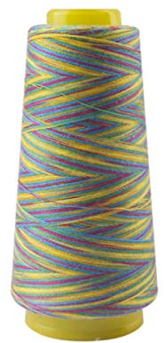 RIAAJ Regenbogen-Nähgarn 1500Y Buntes Polyester-Nähgarn Overlockgarn-China,FRX0005