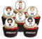 PRECUT Queen Edible Cupcake Toppers - Freddie Theme - wafer card disc cake decorations (Pack of 24)