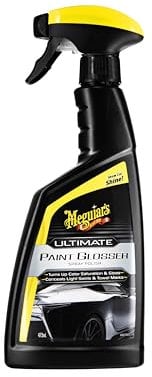 Meguiar’s Spray Polish Effet Peinture Éclatante - Ultimate 473 ML, Spray Polish Qui Donne Une Finition Incroyablement Brillante à Votre Peinture, Noir