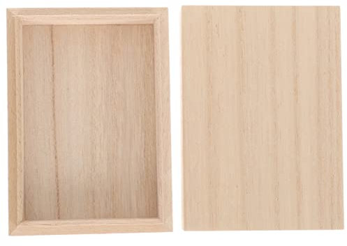 TOYANDONA Holz Spielkarten-aufbewahrungsbox Mit Deckel Rechteckige Aufbewahrungsbox Für Pokerkarten Einfache Aufbewahrungsboxen Für Spielkartenbehälter Staubdicht Und Leicht Zu Reinigen