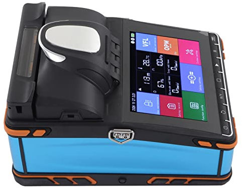 Schweißgerät aus Glasfaser, 100 – 240 V, 3 in 1, Zange 6 Wellenlängen, 300-fache Vergrößerung, Spleiß, Glasfaser, LED-Licht, schnelles Aufheizen für die Petrochemie