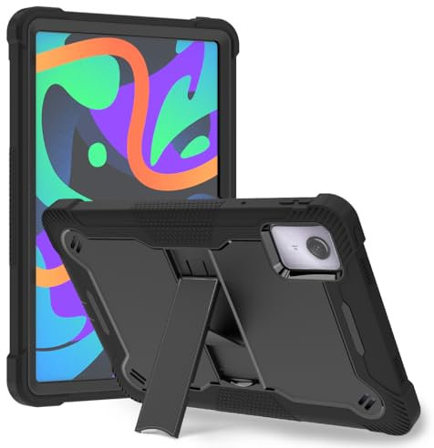 Vakarey per Lenovo Tab M11 Cover Bambini Antiurto,Custodia Tablet per Lenovo Tab M11 11 Pollici TB330FU 2024,Nero