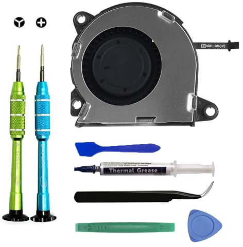 Replacement Internal Cooling Fan Cooler for NS Nintendo Switch 2017 Console, Repair Parts with Thermal Paste, Screwdriver Tool Set