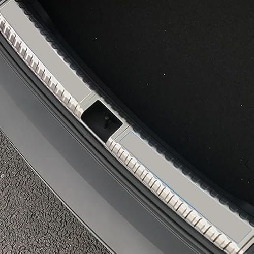 KanaAt Auto Edelstahl Ladekantenschutz Stoßstangenschutz für Skoda Karoq 2017 2018 2019 2020 2021 Kofferraum Ladekante Zubehör,Inner