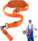 gaoduanluoluo Tragegurt Motorsense, Freischneider Gurt aus Nylon, Universal Verstellbare Freischneider Schultergurt, Motorsense Gurt für Freischneider und Rasentrimmer, Gartenarbeit Zubehör (Orange)