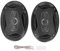 Akozon Powerful 6x9in Car Door Speaker 800W Coaxial Car Loudspeakers for Stereo Sound System Upgrade
