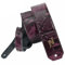 Nefelibata sangle de guitare, 2,3 pouces serpent-grain main Cowhide sangle de guitare avec un rembourrage pour la basse, guitares électriques et acoustiques
