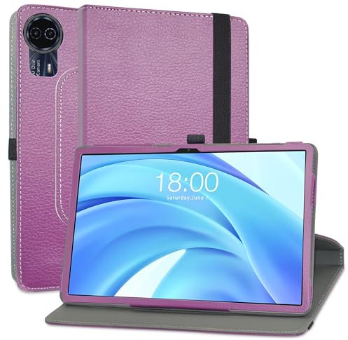 MAMA MOUTH Kompatibel mit TECLAST T50HD hülle,360° Drehbarer Stand Cover Premium Schutzhülle Tasche Etui mit Ständerfunktion Case für Teclast T50 Max/Teclast T50 Plus/Odea S11 11 Zoll Tablet,Violett