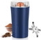 Vegena: Elektrische Kaffeemühle, Gewürzmühle, 300W, Edelstahlklinge, für Kaffeebohnen, Gewürze, Kräuter, Getreide, Nüsse (Blau)