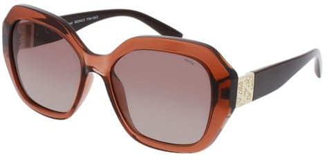 INVU Damen-Sonnenbrille IB22442D Dirty Rose Schwarz Polarisierte Gläser 100% UV PROTECT
