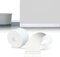LIHIQIYA Rodapiés Flexible Autoadhesivo, 12M Rodapie PVC Adhesivo, Zocalos Autoadhesivos, Embellecedor Encimera Cocina, Rodapié Plegable Cinta para Cocina Baño, Zocalo de Cocina, Blanco, 19x19mm