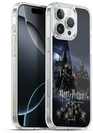 Head Case Designs Officially Licensed Harry Potter Castle Sorcerer's Stone II Gel Case [Military Grade Protection] Compatible With Apple iPhone 16 Pro Max
