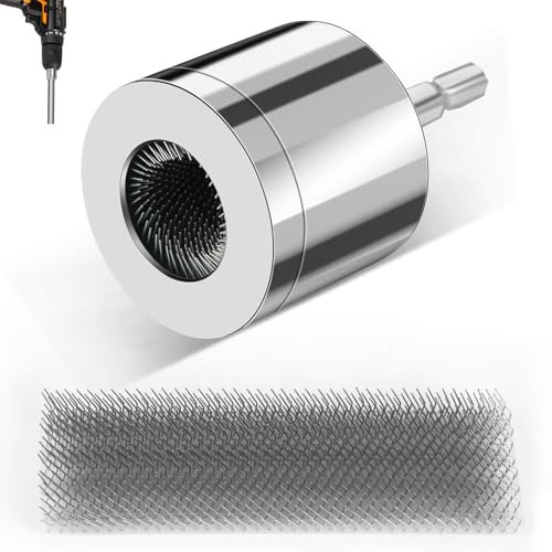 Gosknor Copper Pipe Cleaner, Tube Cleaning Plumbing Brush for Power Drill, Metal Pipe Cleaning Tool