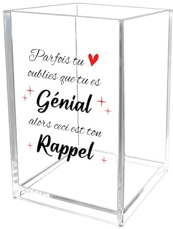 kEUkunHA Cadeau Inspirant Motivation Cadeaux D'inspiration Cadeau Original Et Inspirant Inspirantes Idées Pot A Crayon Original pour Papa Tonton Collegue Beau Papa Grand Pere Maitresse Amie Copain