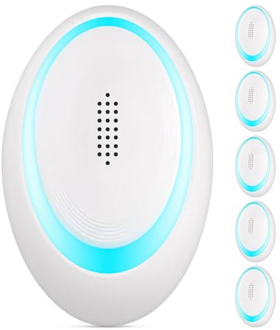 Ultrasonic Pest Repeller(6 Packs), Electronic Mouse Repeller Plug in Bug Repellent for Indoor Pest Control for Mice, Mosquitoes, Spiders, Cockroaches, Ants, Flea, Vermin Harmless to Pets and Human