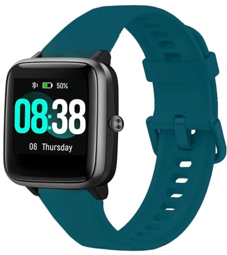 VELULYX Armband kompatibel mit Veryfitpro ID205L, 19mm weiches Silikonband für ID205L GRV FC1 IDW15 ID205S ID205G ID215G ID216 YM205L Uwatch3 Ufit GT BV205L TE021 SW020 SW021 SW023