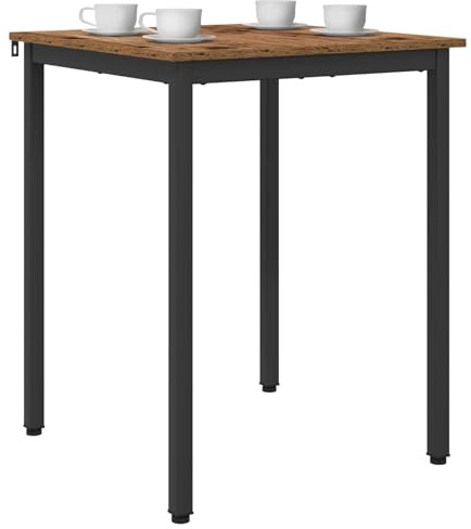 vidaXL Esstische 60 x 60 x 75 cm Metall Quadratisch
