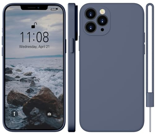 WXX für iPhone 11 Pro Hülle Silikon Case 5.8'' Blau Gray | Handyhülle Dünn Slim mit Microfiber,Kratzfeste Rundumschutz Case Hülle für iPhone 11 Pro
