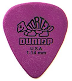 Dunlop 418R Tortex Guitar Picks (pack of 72) - Purple 1.14mm