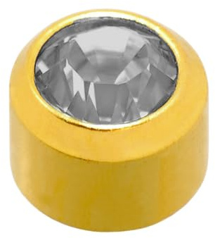Caflon Birthstones Stud Earrings Gold Plated April (12)