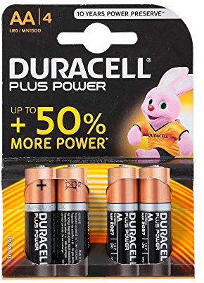 Blister 4 Pezzi Batterie Stilo Aa Duracell